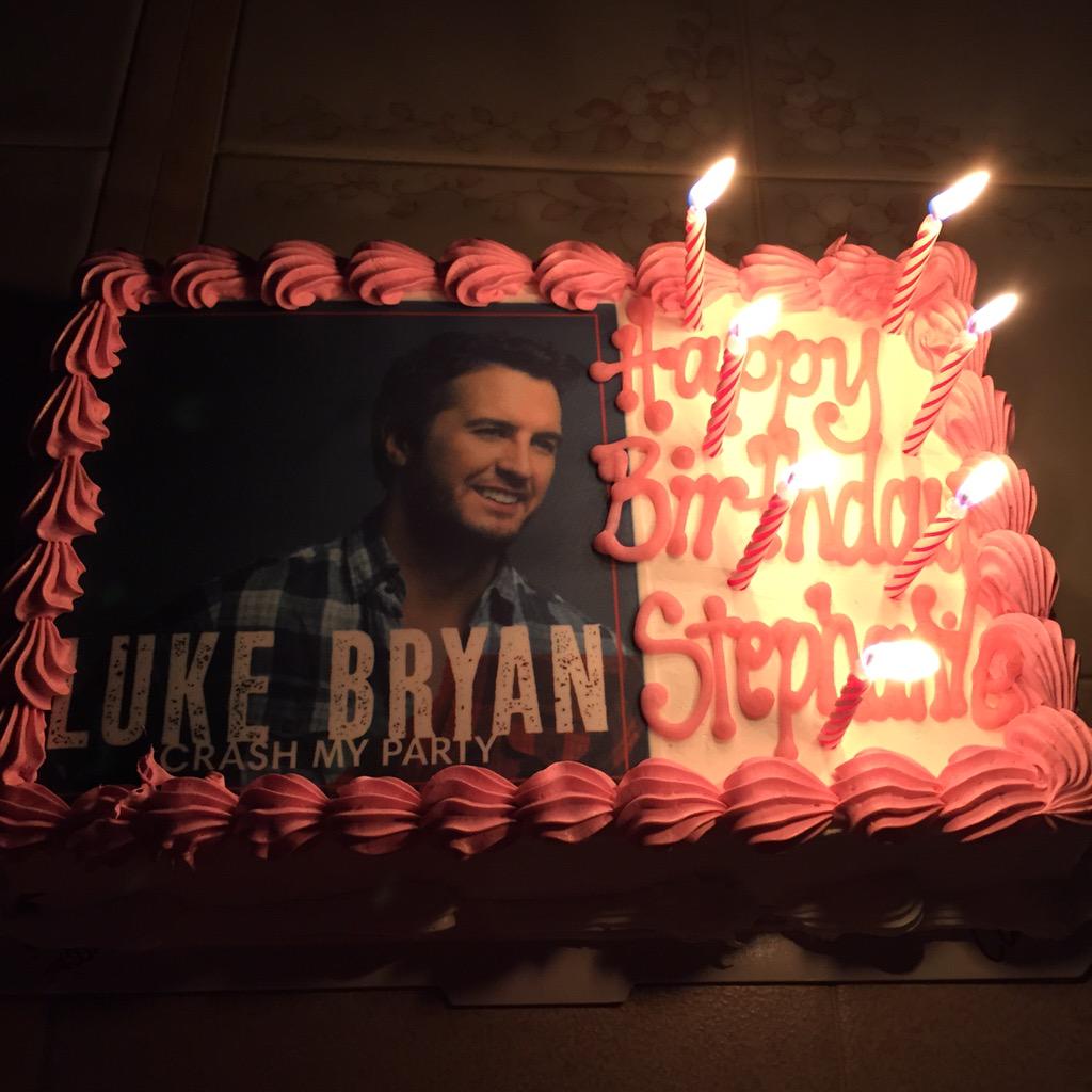 My LUKE BRYAN cake for my Birthday!!!! Say Happy Birthday To Me Please!!!!           