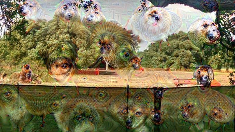 small_affair's tweet photo. #deepdream Artificial Intelligence draws a City Park filled with animals, birds & growing things π«β³. #wildisfree http://t.co/aw4cl8KSJr