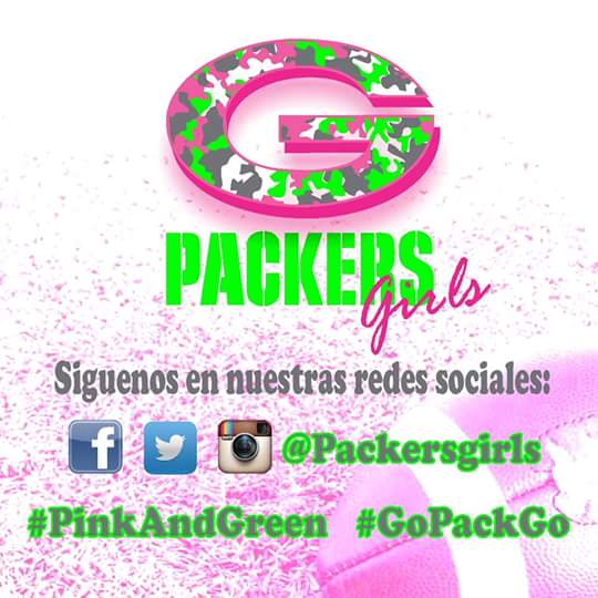 Sigue Nuestras Redes sociales <a href="/packersgirls/">packersgirls</a> y conoce nuestra Web
 packersgirls.jimdo.com 
#GoPackGo #PinkandGreen