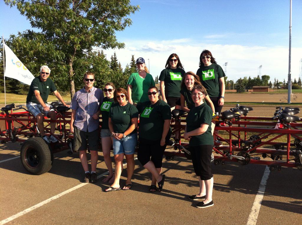 TD Camrose Branch fundraising for Heart &amp; Stroke Foundation #TD <a href="/TheHSF/">New handle - @HeartandStroke</a>