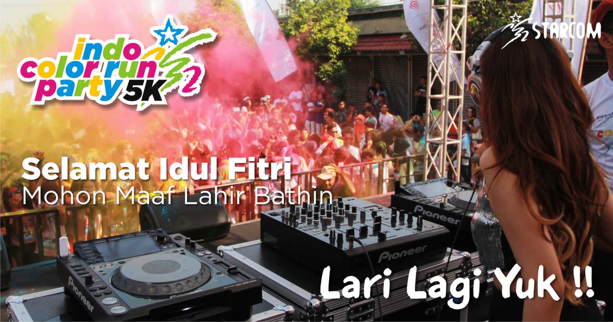 IndoColorRun's tweet photo. Kembali sehat http://t.co/BX51s9xAzq