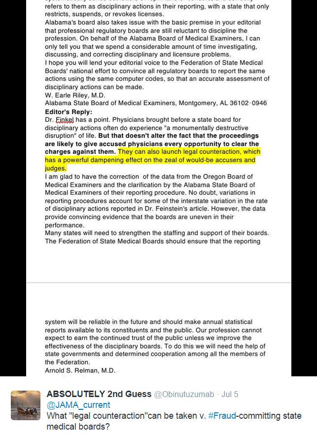 Perosphere's tweet image. @JAMA_current
The Ethics of Profressional Regulation
PMID 3974661
bit.ly/FrAUD
#Regulation #MOleg #Safety