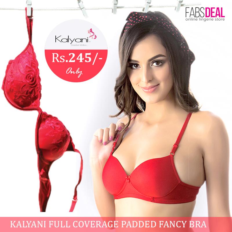 fabsdeal on X: Kalyani full coverage padded fancy bra at #FABSDEAL only  Rs. 245/- buy today.  #womenlingerie   / X