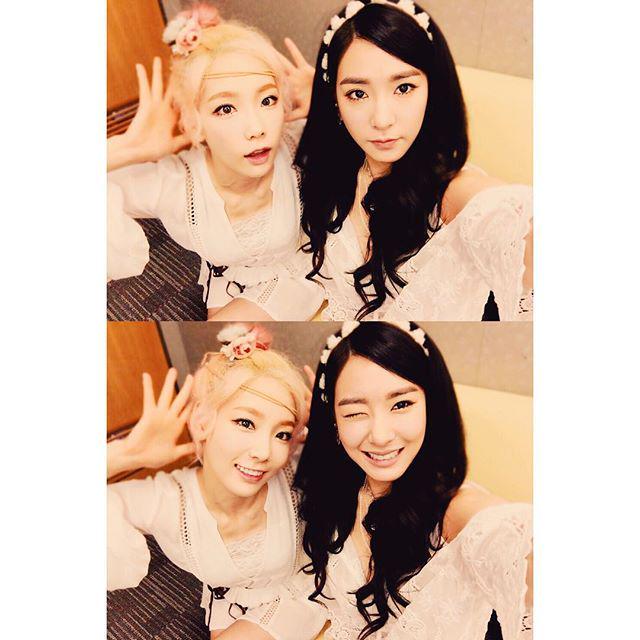 [FANYSTAGRAM] xolovestephi : #party at #mcountdown 🌼👸🏼👸🏻🌺