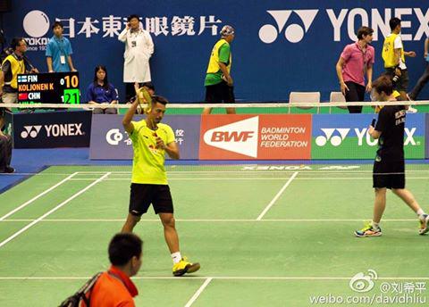 LinDanFans's tweet image. Lin Dan @ Round 1 😄😄