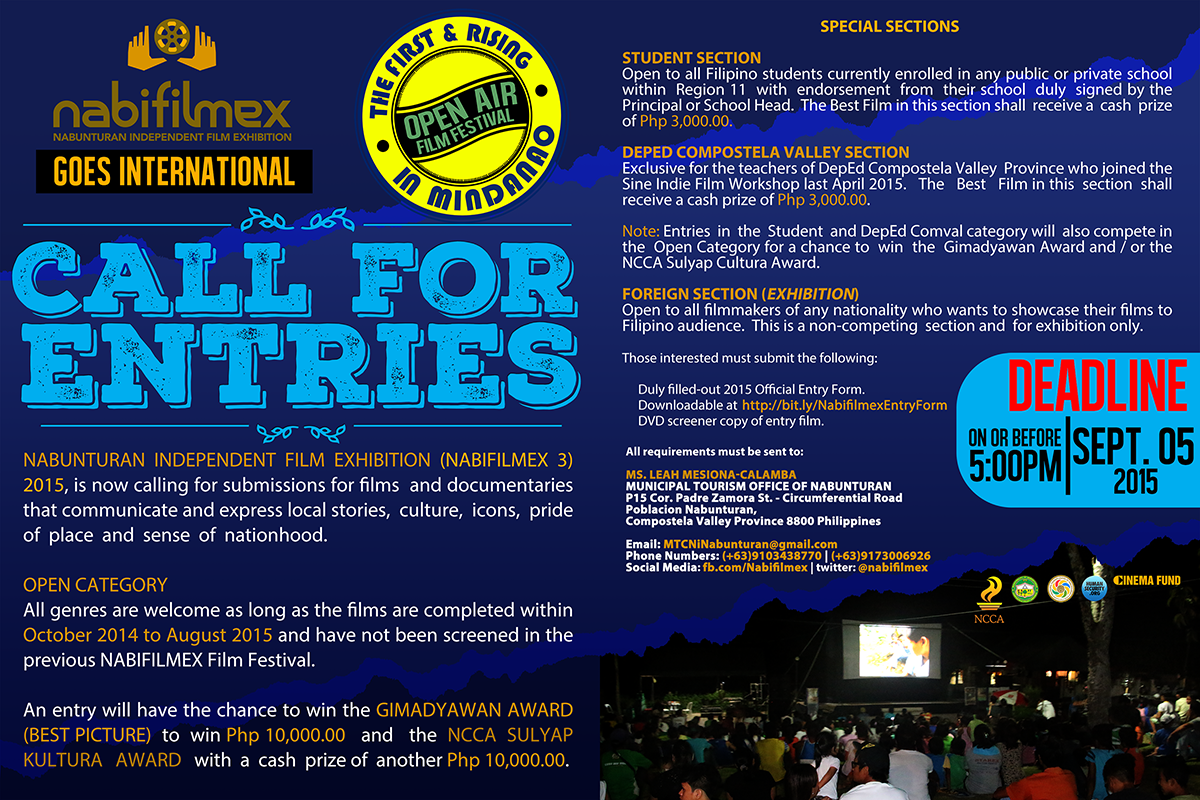 nabifilmex's tweet photo. We are now accepting entries. https://t.co/G47JdqCFmZ http://t.co/ETrDIoNew4