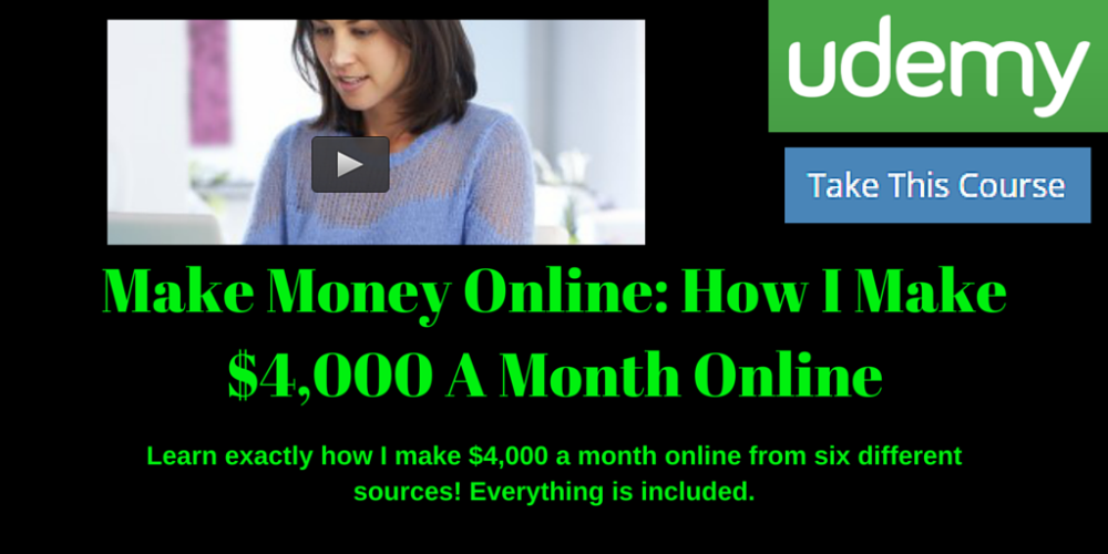 reviewthiscours's tweet image. goo.gl/hgKypZ - Make Money Online: How I Make $4,000 A Month Online #udemy #productivity #success