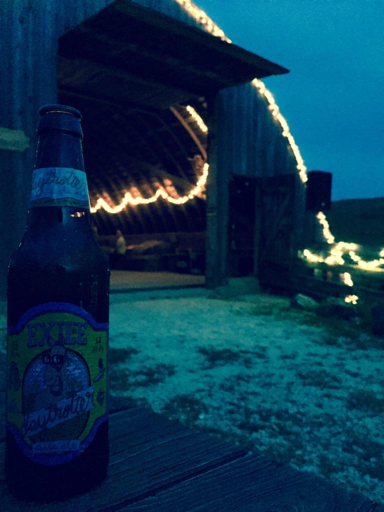 jaclyndaye's tweet photo. Ya kiddin me!? All the goods-- @daytrotter @Codfish_Hollow @ExileBrewingCo what a delicious Wednesday night!!!! http://t.co/Ej8aBdj5yw