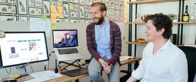 .@WeWorkAMS Members <a href="/munkius/">Sander Nieuwenhuizen</a> &amp; <a href="/paulreijnierse/">Paul Reijnierse</a> Help Startups With Great Ideas: bit.ly/1LkLcnE by <a href="/laladyjlee/">Jennifer Lee</a>