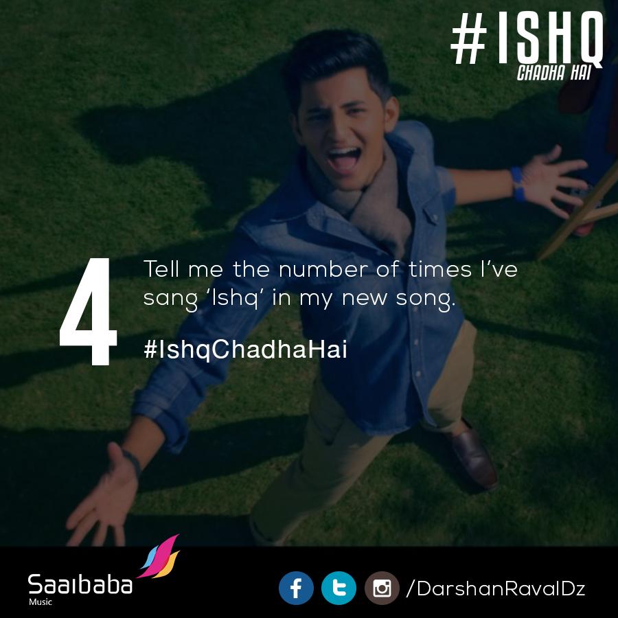 DarshanRavalDZ's tweet photo. Okay, now that you've seen the video, answer Q4! #IshqChadhaHai http://t.co/OyhhKlgFOs