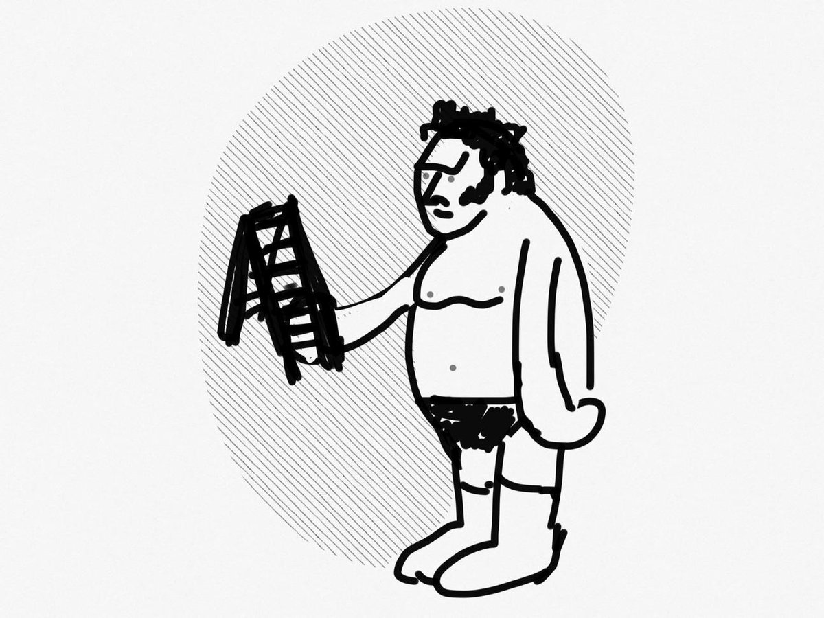 de_Haan_Joost's tweet photo. @MFSteveHere I doodled Andre with a ladder on my ipad #nxsteve
http://t.co/iROev0AmjY http://t.co/fCYKcEbnuG