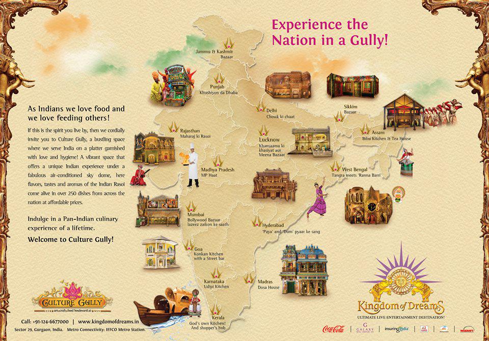 KingdomOfDreams's tweet photo. Experience #FineDining at #CultureGully Restaurants bringing to you #AuthenticDelicacies & #Ambience http://t.co/GeP4at5o5z