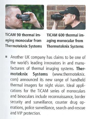 Thermoteknix's tweet image. @Thermoteknix for #counterterror: bit.ly/1TErgPm Thank you to #GITSecurity for featuring us in the article!