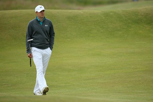 PGATour's tweet photo. These two just made the turn in 5 under. #TheOpen http://t.co/gIYVZttynD