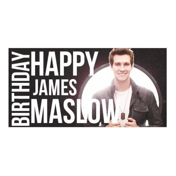 Happy birthday James Maslow.   