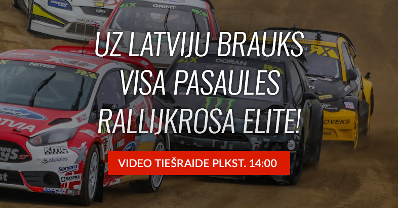 DelfiLV's tweet photo. Video tiešraide: Latvija pošas uz pasaules rallijkrosa čempionātu http://t.co/f4Pcz2APn8 http://t.co/MqKP28Iv2S