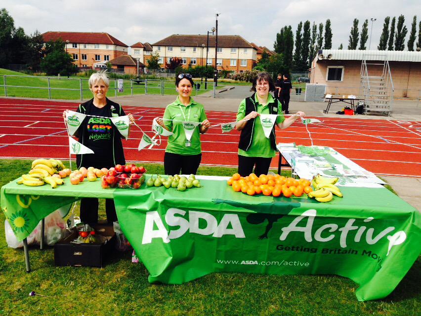 SportsleadersAR's tweet photo. Great to have @Asda Darlington supporting the Energy Club Festival today! Healthy snacks for the kids! #asdaactive http://t.co/witH7PcWVx