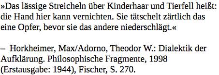 Was hätte Adorno zu #merkelstreichelt gesagt? wahrscheinlich sowas: