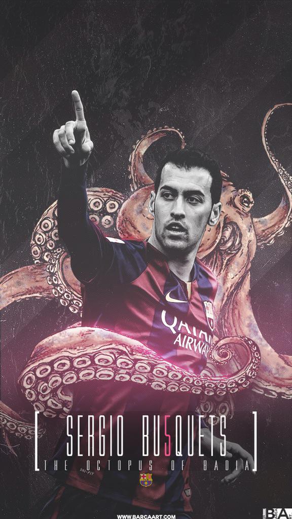 Happy birthday to the spine of Barça, Sergio Busquets.  HQ-  