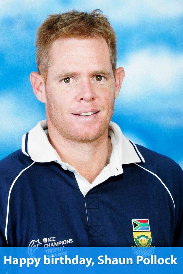 Happy Birthday Shaun Pollock - arguably one of the best all-rounders in modern cricket -  