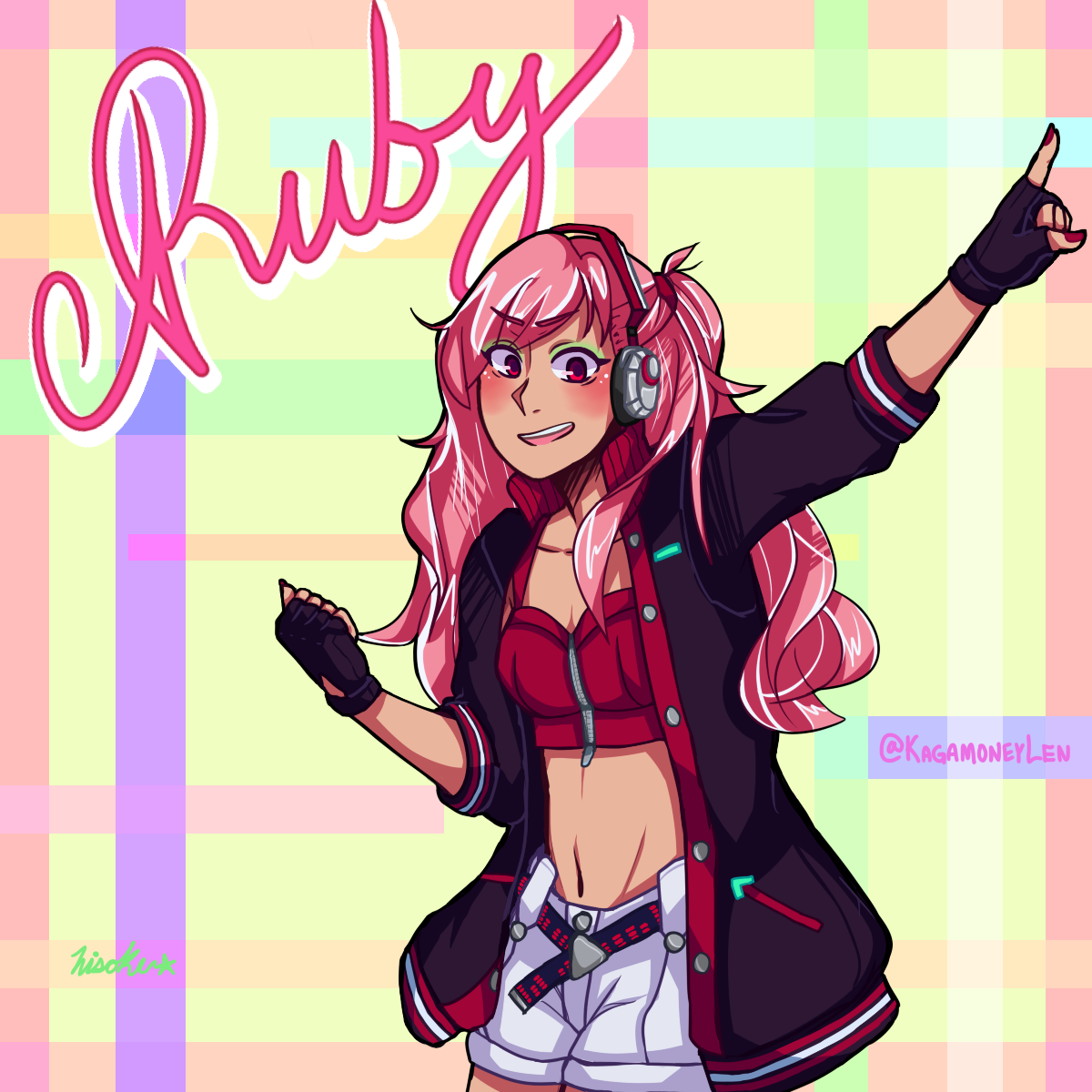 KagamoneyLen's tweet image. I drew Ruby! #SaveRuby