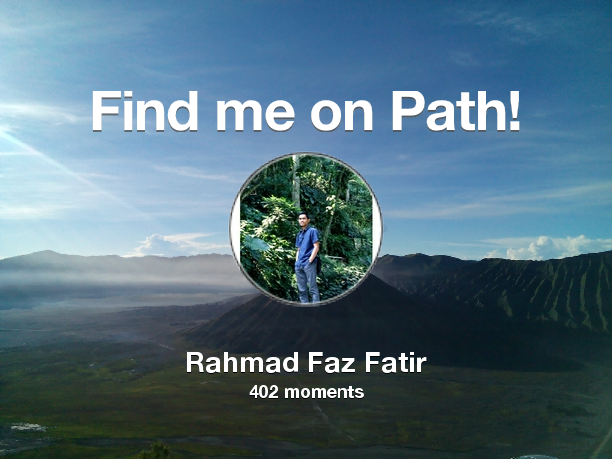 I've shared 402 memories with my friends on #Path - see them now at path.com! #thepersonalnetwork