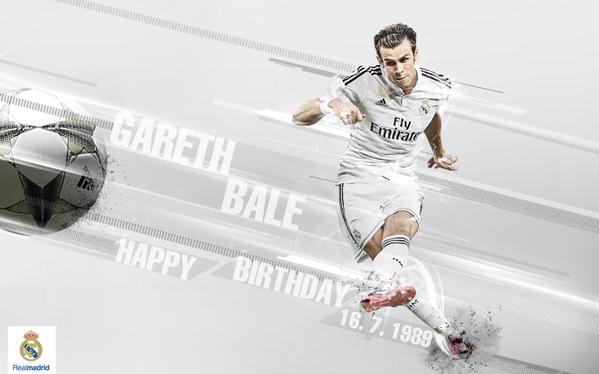 RemarksFootball's tweet photo. Happy birthday to Gareth Bale who turns 26 today! http://t.co/LO36eHSD2z