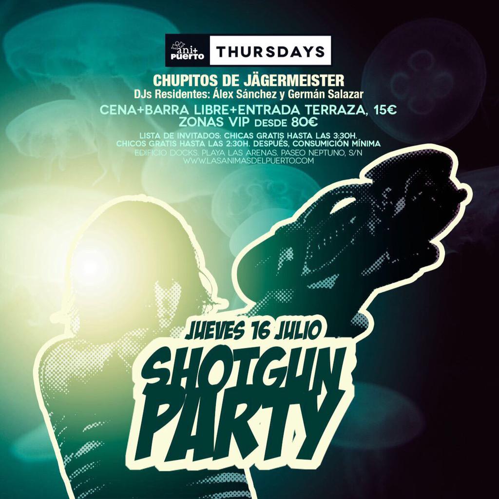AnimasSummer's tweet image. Esta noche ven a darlo todo! ShotGun Party  🔫🔫

🍹 Reserva tu Botella desde 80€ 🍹

📲 Info: 664 606 443 📲