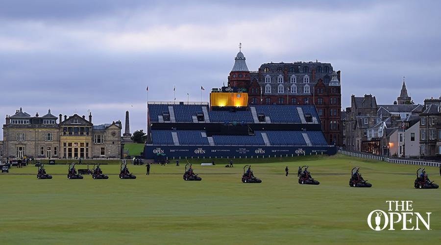 TheOpen's tweet photo. Hats off to the greenkeeping staff @TheHomeofGolf who have done a brilliant job to prepare the links for #TheOpen. http://t.co/KzXzqjRtL8