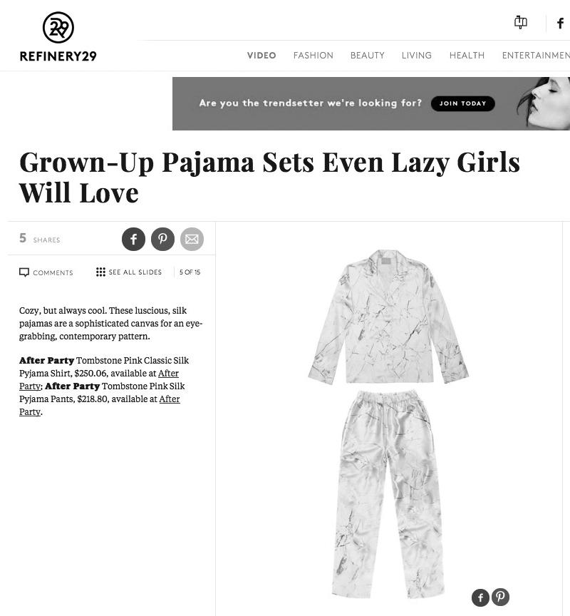 chicoisupto's tweet photo. @Refinery29 ♥ #AfterParty #sleepwear made with the morning after in mind @LottieWarren http://t.co/EDBORW8kSu