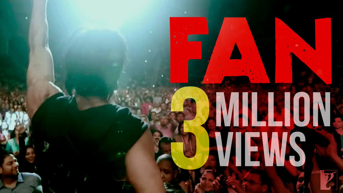 ShuvoSrk's tweet photo. Shah Rukh Khan (@iamsrk) #Fan Teaser is Out. #SRK's #Fan Crossed 3 Million Viewers. #Fan15thApril http://t.co/R9aHQdJFup