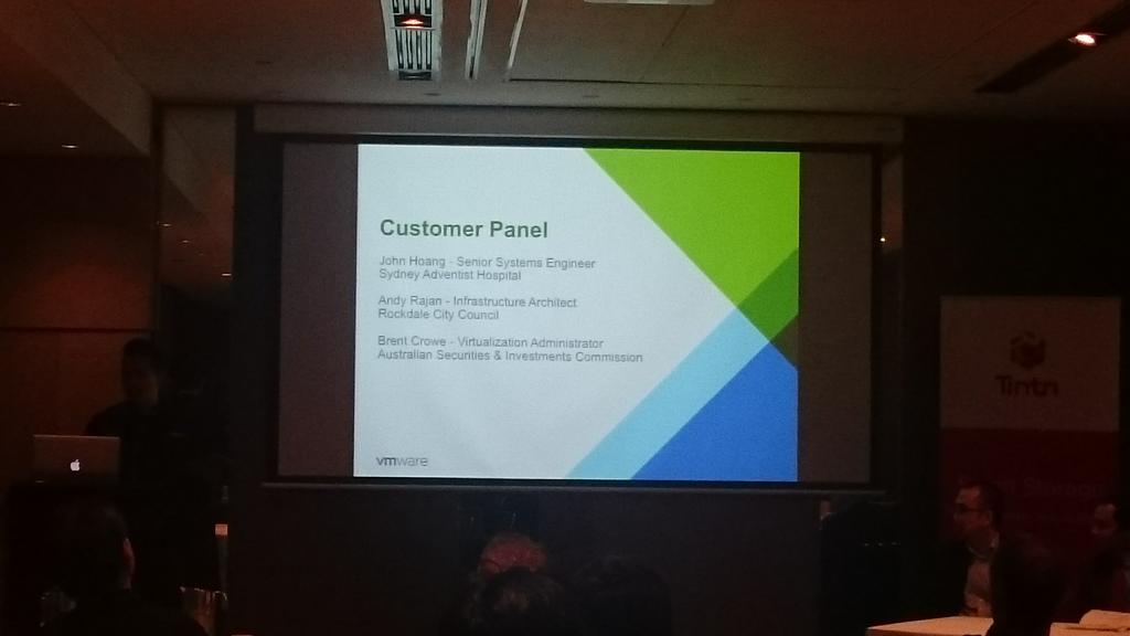 cchoy_vmware's tweet photo. #vmugsydney #vmware http://t.co/2NmKC67B5s