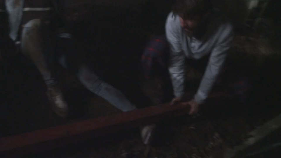 GHAwesome's tweet photo. Watching a b-rated disaster movie, this woman almost died because her foot was stuck under an unobstructed 4x4 #dyel http://t.co/Y4DuPQnkaG