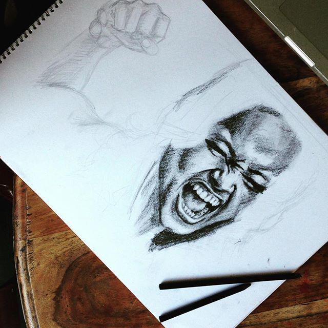 CharisWilliams's tweet image. Angry lady sketch, started this ages ago &amp;amp; still not finished it! 
Does anyone else find there are not enough hours…