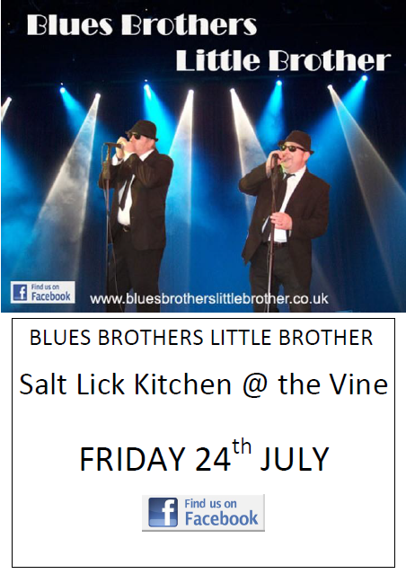 LickSaltKitch's tweet photo. #livemusic @ the @LickSaltKitch in #Goudhurst on 24th #July 8.30pm - 11pm! @kentbiz, please #RT! #BluesBrothers http://t.co/ebsNaL0t94