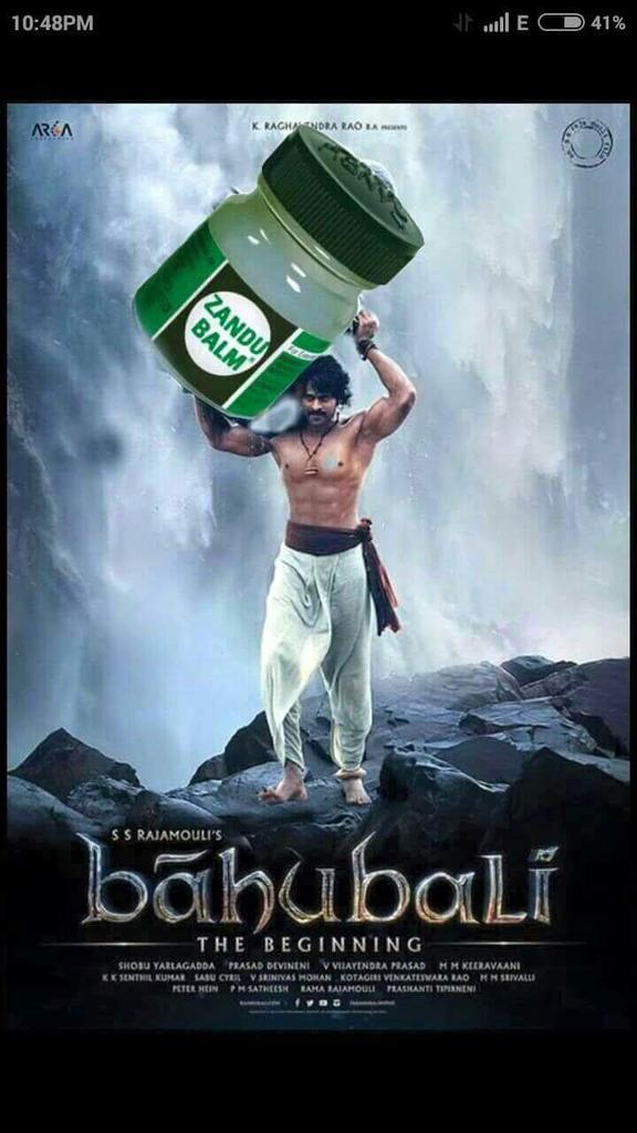 sudheendraRM1's tweet photo. Zandu bahubali http://t.co/Ay03JMm7bC