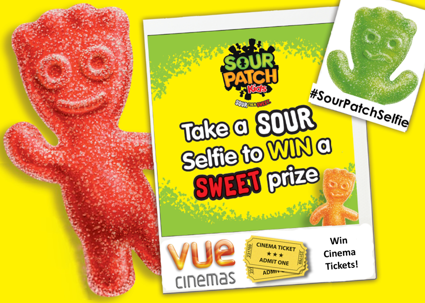 Show us your #SourPatchSelfie for a chance to win a SWEET prize! Most creative ones WIN! T&amp;Cs on.fb.me/1gBQOhQ