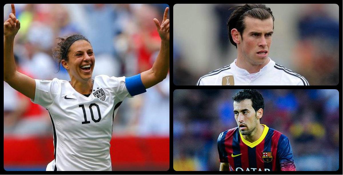 Happy Birthday to Gareth Bale, Sergio Busquets and captain Carli Lloyd. Best wishes from us at Soccer Master! 