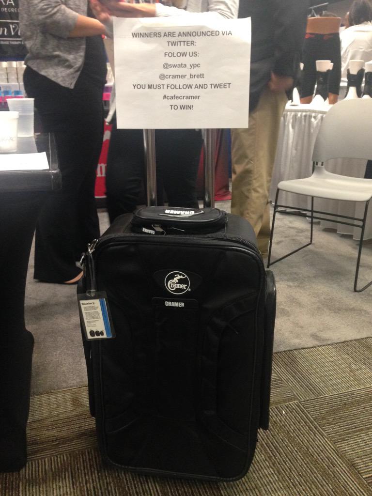 D6_YP_CAC's tweet photo. @__Jai5 Jaimee you won!!!! Come by the Cramer booth and talk to @Cramer_Brett to claim your prize! Congrats! #SWATA15 http://t.co/qSaxYJsuUK