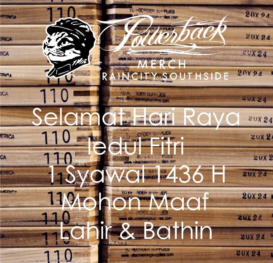 SELAMAT HARI RAYA IEDUL FITRI
1 SYAWAL 1436 Hijriah

Minal Aidzin Walfaidzin
Mohon Maaf Lahir &amp; Bathin