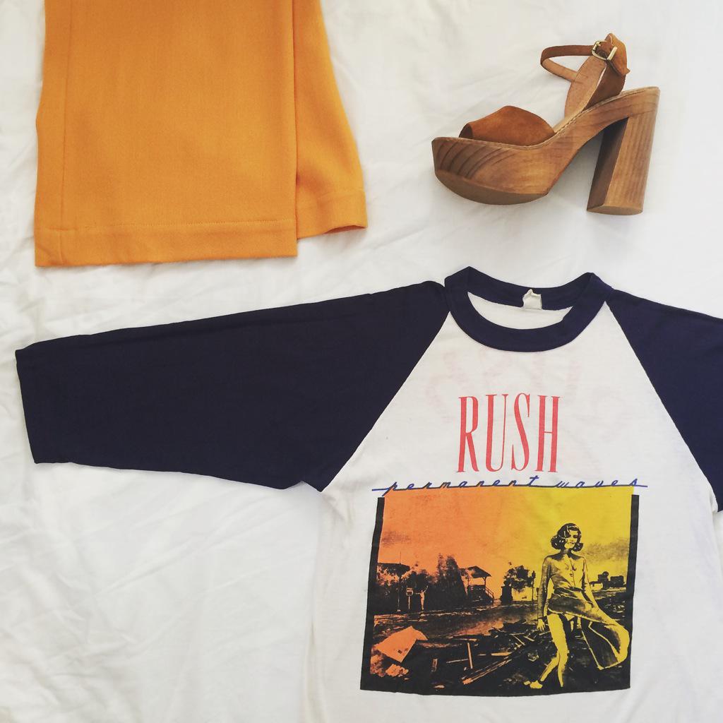 WeAreSatsChild's tweet photo. The FRANCOISE flares look perfect with a band tee + wooden platforms - available to buy online http://t.co/Qoq5uFpHkj http://t.co/txeHrK8q9i