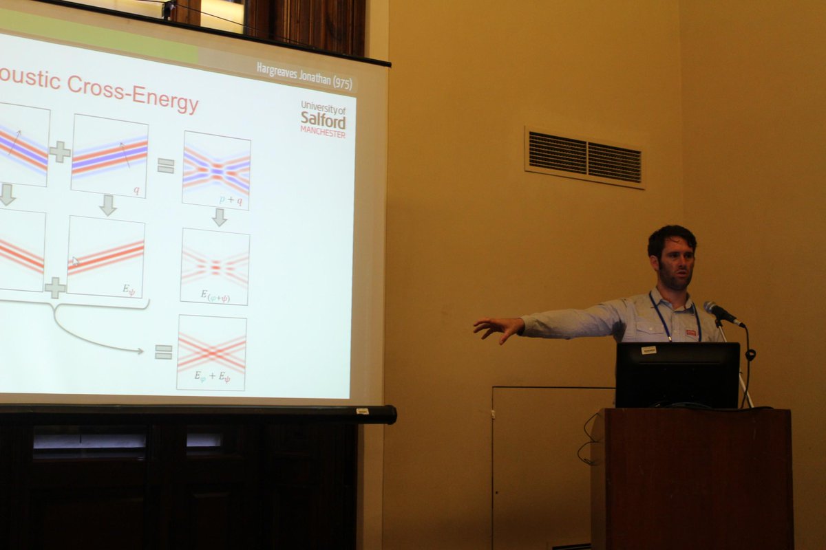SalfordAcoustic's tweet photo. Last day of #icsv22 and @HargreavesJon is still talking acoustimaths! http://t.co/rSYlJvEU0J