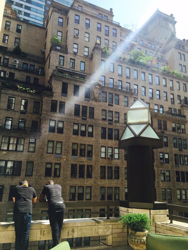 SophieBollotte's tweet photo. NYC press day for @OmarSy &amp; @ToledanoNakache @broadgreen @gaumontfilms @SambaLeFilm http://t.co/mA6sCpfgYl