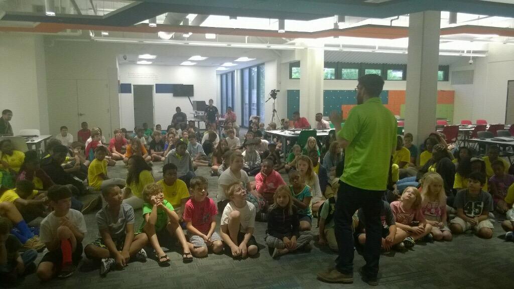 gotechtown's tweet photo. Our @GoTownTown #Chattanooga summer campers continue to inspire us as they #BuildSomethingAmazing! #STEAM #CHA http://t.co/JC8YeCSqqt