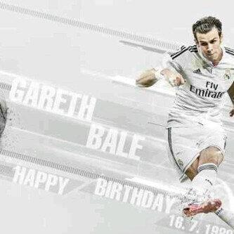 Might of thought down about him but we share the same bday :) ... Happy bday to myself and Gareth Bale :) 