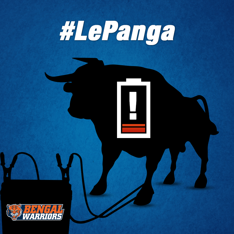 Bengalwarriorz's tweet photo. .@BengaluruBulls #FullyCharged isn’t going to be a reality post our match. You'll need this #LePanga @StarSportsIndia http://t.co/3kylDj0XBi