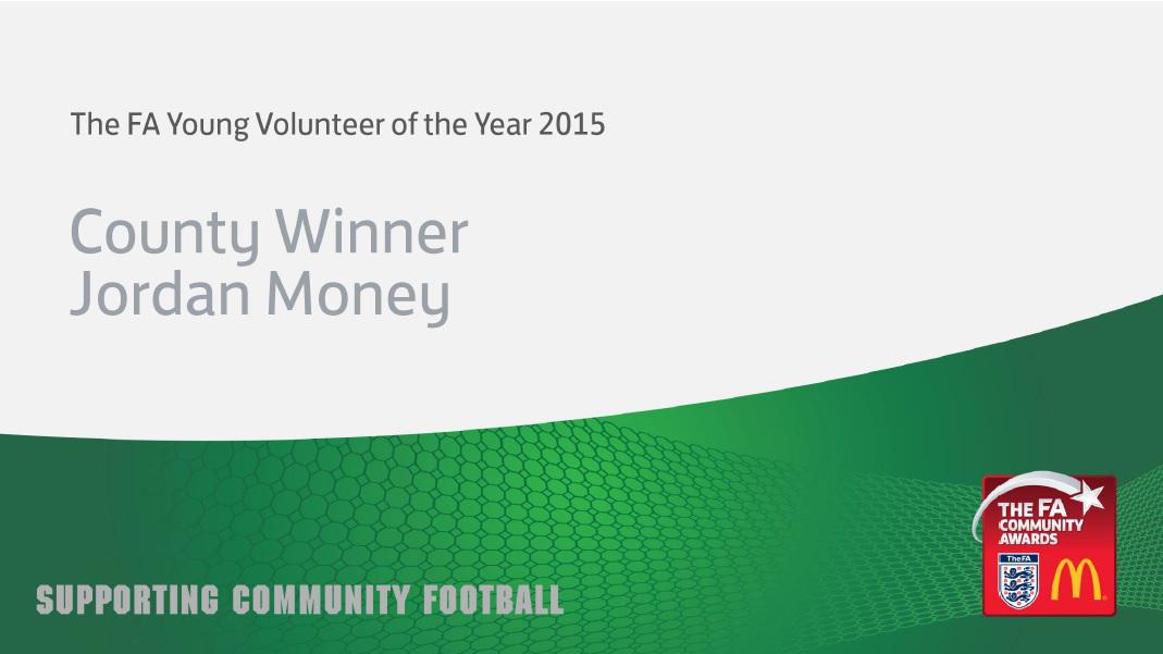 #CommunityAwards @BetterPlayUK Our Young Volunteer of the Year is Jordan Money, congratulations Jordan!