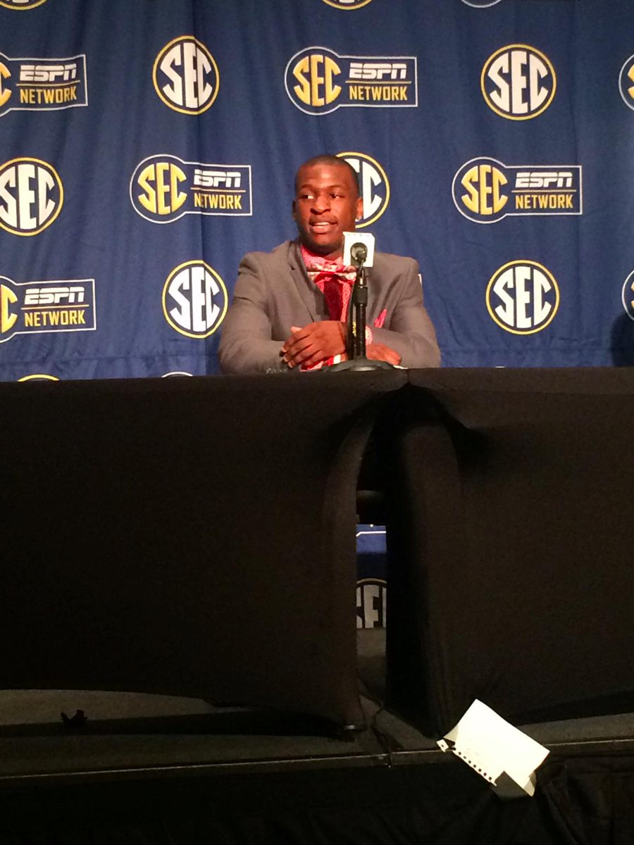 SherryChanel's tweet photo. “We use the TCU game as motivation its what we have been thriving on all summer” @MikeHilton_38 #SECMD15 http://t.co/sLgPiCObSw