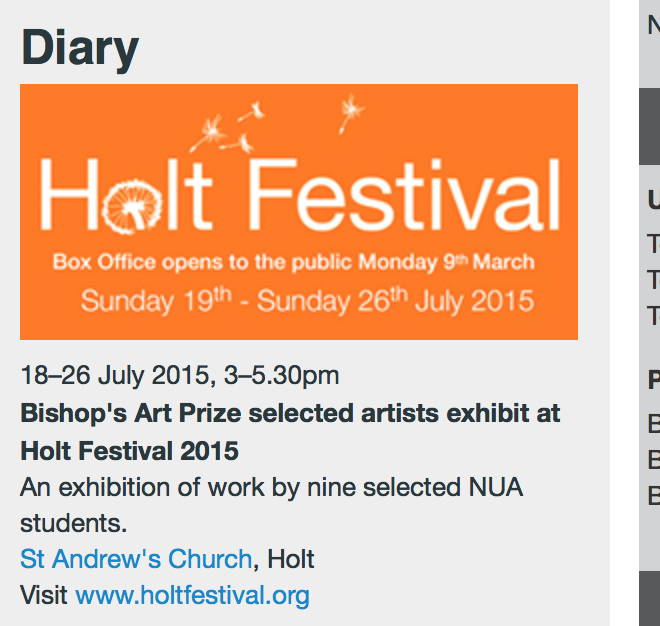 zoerosenunn's tweet photo. My work will being shown as part of an exhibition at holt festival!!!! http://t.co/7ud6oVsILe