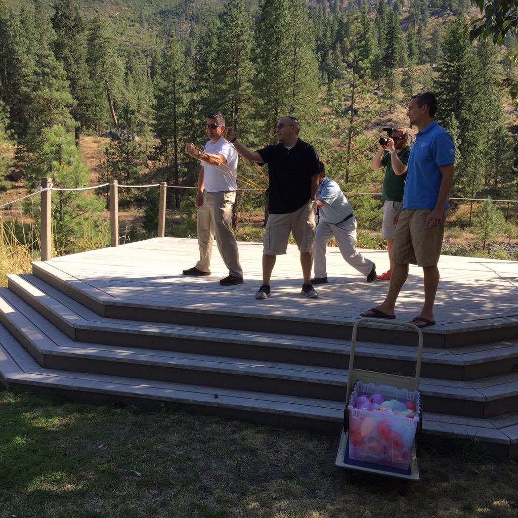 SuptJones's tweet image. #awspstem who knew launching water balloons used STEM!!!